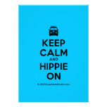 [Campervan] keep calm and hippie on  Invitations
