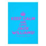 [Crown] keep calm and love❤ jack williams!  Invitations