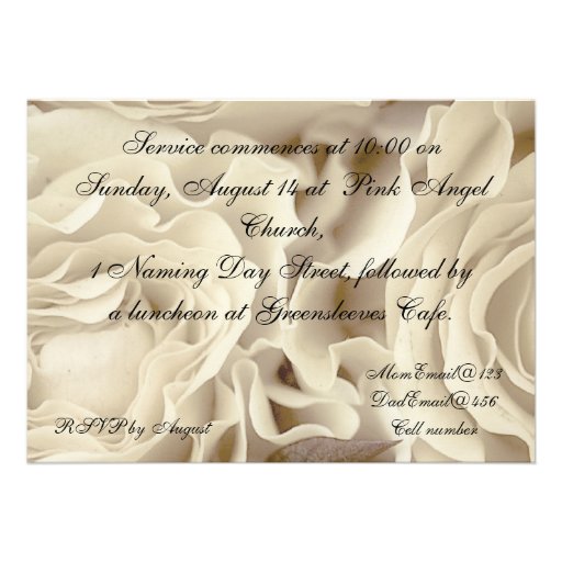 Invitations Baptism Christening Templates