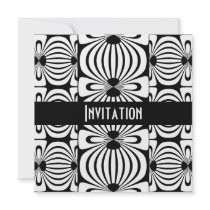 Invitations Black & White Style Bloom 3