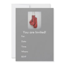 Invitations, Boxing Gloves by JeffandJess Invitations, Boxing Gloves