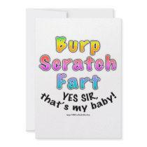 Invitations - Burp Scratch Fart