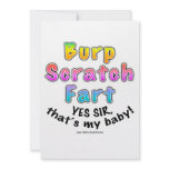 Invitations - Burp Scratch Fart