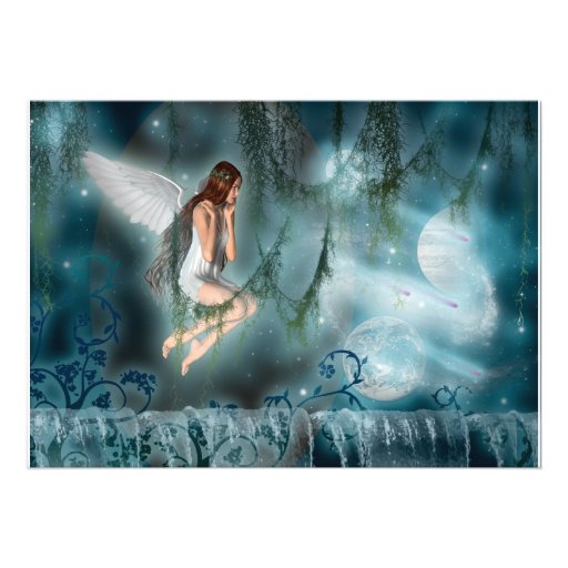 Invitations - customizable template faeries