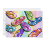 Invitations - Flip Flops Pop Art