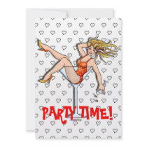 Invitations - Girl in a Martini, Olivia