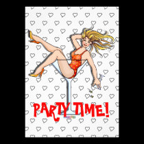 Invitations - Girl in a Martini, Olivia invitations