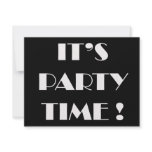 Invitations "it's party time" - customize wording