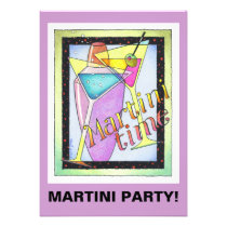 INVITATIONS - MARTINI TIME