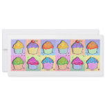 Invitations - Pop Art Cupcakes