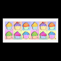 Invitations - Pop Art Cupcakes invitations