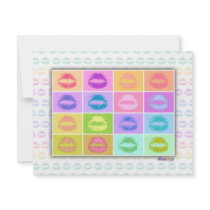 Invitations - Pop Art Kiss