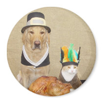 Invite a friend for Thanksgiving magnets by myrtieshuman Invite a friend for Thanksgiving magnets