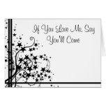 Invite Card (Black&White) cards
