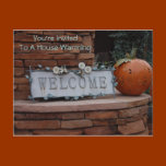 Invite To House Warming Postcard