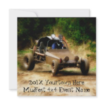 Invite to  Mudfest dirty Dunebuggy 4x4 racing