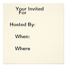 Invites Write in
