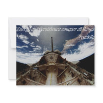 INVT card, "Energy and ...conquer all things" invitations