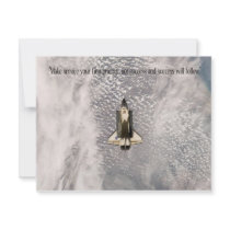 INVT card, "Make service... priority, ...success." invitations