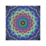 Inward Flower  kaleidoscope Canvas Print