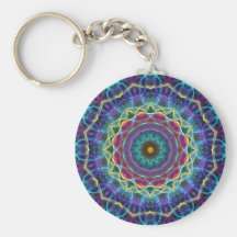 Inward Flower  kaleidoscope Keychain