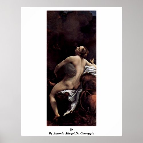 Io By Antonio Allegri Da Correggio Print