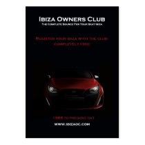 IOC Promotional Card business cards by IbizaOwnersClub IOC Promotional Card business cards