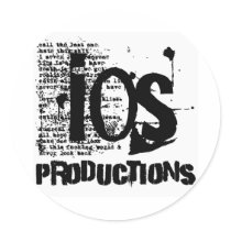 ios logo round sticker by iosproductions ios logo round sticker