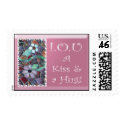 IOU A Kiss & Hug Postage stamp