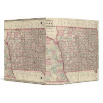 Iowa and Nebraska Vinyl Binder