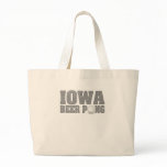 Iowa Beer Pong Canvas Bag