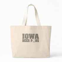 Iowa Beer Pong Canvas Bag