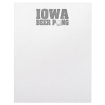 Iowa Beer Pong Letterhead Design