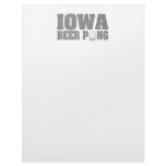 Iowa Beer Pong letterhead