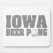 Iowa Beer Pong Mouse Pad