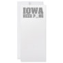 Iowa Beer Pong Custom Rack Card