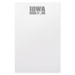 Iowa Beer Pong Custom Stationery