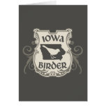 Iowa Birder Shield Note Card