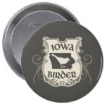 Iowa Birder Shield Round Button
