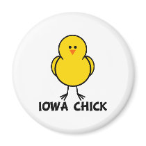 Iowa Chick magnets by chicktshirts8 Iowa Chick magnets