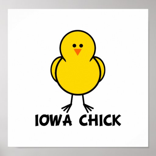 Iowa Chick Print