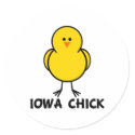 Iowa Chick stickers by chicktshirts8 Iowa Chick stickers