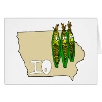 Iowa Corn Fields Card