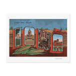 Iowa (Cornfields & Corn) - Large Letter Scenes Postcards