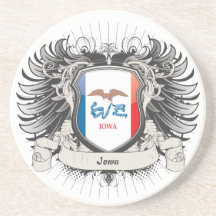 Iowa Crest Beverage Coasters
