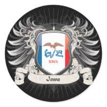 Iowa Crest Stickers