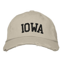 Iowa Embroidered Hat embroidered hats by cityshirts Iowa Embroidered Hat embroidered hats