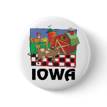 Iowa Farm Pinback Buttons