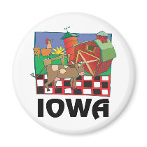 Iowa Farm Magnet