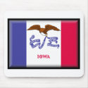 Iowa Flag mousepads